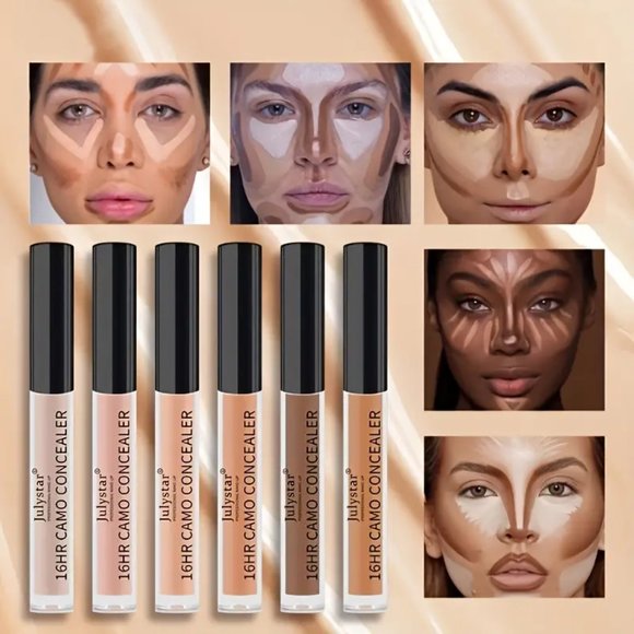 Concealer Waterproof Sweat Resistant Long Lasting Concealer Acne Marks Full - Picture 2 of 2